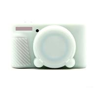 wenyouya A Chic Yet Practical Solution in A Tailor Made Soft Silicon Pouch That Combines Functionality with Fashion for Your for PowerShot (Jelly Green)