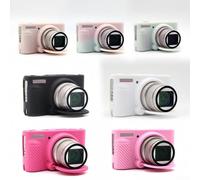 wenyouya A Chic Yet Practical Solution in A Tailor Made Soft Silicon Pouch That Combines Functionality with Fashion for Your for PowerShot (Black)