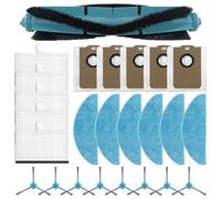 wenyouya Complete Maintenance Kit for Blaupunkt for Bluebot 25-Piece Filter/Mop/Brush/Dust Bag Set for Precision Plus Robot Vacuums(B)