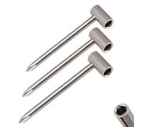 wenyouya Guitar Setup Made Easy with This Essential Toolset Featuring Hex Wrenches of Various Sizes (Silver)