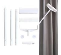 wenyouya Large Lint Roller with Cover for Floors, Extra Wide Sticky Sheets Long Handle Refillable Design Pet Hair Remover, for Couch Carpet Bedding (Long Handle & 3 Sticky Rolls)