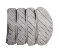 wenyouya Microfiber Mop Cloth Replacement Set for ECOVACS for Deebot N20 N20 Plus N20 Pro Plus Robot Vacuum 4 or 10 Pack Washable Gray Cleaning Pads(4 PACK)