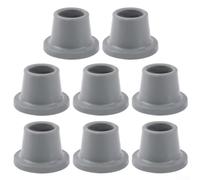 wenyouya Non-Slip Shower Chair Feet - Rubber End Cap with Metal Inserts for 28-30mm Straight Pipes (4/8/12/16-Pack Options)(8pcs)