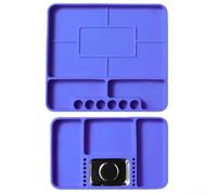 wenyouya Silicone Magnetic Tool Tray Non-Slip Organizer for Screws, Bits and Small Parts with Stackable Design