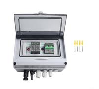 wenyouya Solar PV Combiner Box 2 STRING 15A Fuse With Over-voltage Over-load for PROTECTION For SPD DC600V IP65 Waterproof 2P 550V DC MCB For Residential Rooftop PV Plants