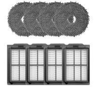 wenyouya Vacuum Replacement Parts Kit for 3i P10 Ultra Robot 8 Mop Pads 6 HEPA Filters High-Quality ABS Nylon Non-Woven Fabric Easy-Install Accessories(A)