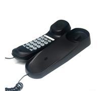 wenyouya Wall-Mount Landline Phone with Lighted Keypad Loud Ringer for Elderly Desk or Wall ABS Black White Corded Telephone(black)