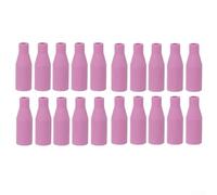 wenyouya Welding Torch Nozzles 20pcs Earthenware Pink for MIG/MAG Compatible with AK14 AK15 MB14 MB15 Models