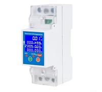 wenyouya WiFi for Smart Circuit Breaker PV Compatible - Remote Control 1-80A Adjustable Over/Under Voltage Leakage Protection for Solar Systems, White