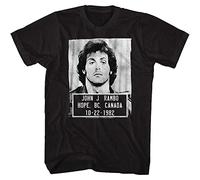 wenzhi Rambo Film Series John J. Rambo Canada 1982 Mugshot T-Shirt FÜR Erwachsene, Schwarz Large