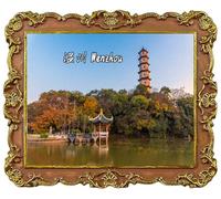 Wenzhou Zhejiang China Tourist Souvenir Refrigerator Magnet Fridge Decoration Magnet