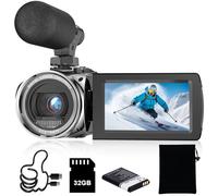 Weochi Video Camera Camcorder HD 1080P 36MP Digital Cameras Recorder for YouTube TikTok 3 Inch 270 Degree Rotation Screen 18X Zoom Vlogging Camcorders for Kids,Teens,Students,Beginners,Elders