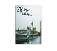 WEOFURBL 28 Days Later Movie Poster Poster Decorative Painting Canvas Wall Posters And Art Picture Print Modern Family Bedroom Decor Posters 16x24inch(40x60cm)