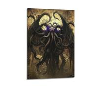 WEOFURBL Ancient Horror Poster Poster Decorative Painting Canvas Wall Posters And Art Picture Print Modern Family Bedroom Decor Posters 16x24inch(40x60cm)