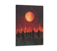 WEOFURBL Blood Moon Ritual Poster Poster Decorative Painting Canvas Wall Posters And Art Picture Print Modern Family Bedroom Decor Posters 16x24inch(40x60cm)