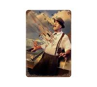 WEOFURBL Bureau of Investigation Movie PosterWall Decor Art Metal Tin Poster Modern Bar Decorations30x20cm