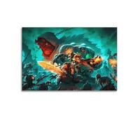 WEOFURBL Fantasy Battle Chasers Poster Poster Decorative Painting Canvas Wall Posters And Art Picture Print Modern Family Bedroom Decor Posters 08x12inch(20x30cm)