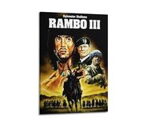 WEOFURBL First Blood Movie Poster Poster Decorative Painting Canvas Wall Posters And Art Picture Print Modern Family Bedroom Decor Posters 20x30inch(50x75cm)