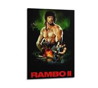 WEOFURBL First Blood Movie Poster1 Poster Decorative Painting Canvas Wall Posters And Art Picture Print Modern Family Bedroom Decor Posters 20x30inch(50x75cm)