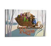 WEOFURBL Klaus Christmas Secret Anime Movie Poster Poster Decorative Painting Canvas Wall Posters And Art Picture Print Modern Family Bedroom Decor Posters 08x12inch(20x30cm)
