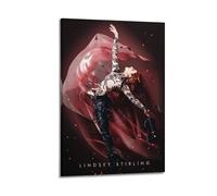 WEOFURBL Lindsey Stirling Poster Poster Decorative Painting Canvas Wall Posters And Art Picture Print Modern Family Bedroom Decor Posters 08x12inch(20x30cm)