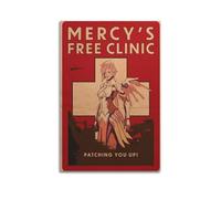 WEOFURBL Mercy's Free Clinic Poster Poster Decorative Painting Canvas Wall Posters And Art Picture Print Modern Family Bedroom Decor Posters 24x36inch(60x90cm)