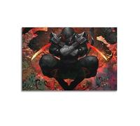 WEOFURBL Ninja Shadow Warrior Poster Poster Decorative Painting Canvas Wall Posters And Art Picture Print Modern Family Bedroom Decor Posters 16x24inch(40x60cm)