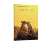 WEOFURBL Our Planet Poster Poster Decorative Painting Canvas Wall Posters And Art Picture Print Modern Family Bedroom Decor Posters 24x36inch(60x90cm)