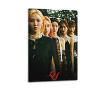 WEOFURBL Red Velvet Poster Poster Decorative Painting Canvas Wall Posters And Art Picture Print Modern Family Bedroom Decor Posters 08x12inch(20x30cm)