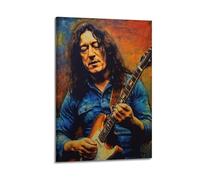 WEOFURBL Rory Gallagher Poster4 Poster Decorative Painting Canvas Wall Posters And Art Picture Print Modern Family Bedroom Decor Posters 08x12inch(20x30cm)