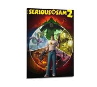 WEOFURBL Serious Sam II Video Game Poster Poster Decorative Painting Canvas Wall Posters And Art Picture Print Modern Family Bedroom Decor Posters 20x30inch(50x75cm)