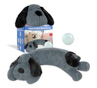 WEOK Heartbeat Dog Comfort Cuddler Pillow - Anxiety Relief and Calming Aid, Stuffed Puppy Sleep Toy With Heart Beat