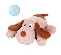 WEOK Puppy Heartbeat Stuffed Animal for Separation Anxiety Relief, Heartbeat Puppy Toy Dog Anxiety Calming Behavioral Aid Plush Toy for Dogs Cats Pets