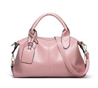WEOKDFHA Leather Tote Bag Ladies Handbag Versatile Shoulder Bag Pillow Large Polyester Fiber Square Shape For Women(Pink)