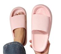WEOKDFHA Men Sliders The Feeling Of Stepping On Poop Slippers Wearing Soft-soled Anti-slip Shoes In Summer(Pink,36-37)