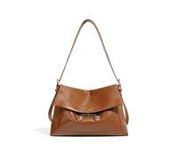 WEOKDFHA Messenger Bag Women Messenger Large Capacity Cross-body Bag Female Underarm Shoulder Cover Opening Satchel Tote Handbag(Brown)