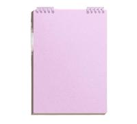 WEOKDFHA Spiral Notebook A5 Sheets Thick Notebook Spiral Binding Loose-leaf Notebooks With Lines Pages For Students Office Stationery Supplies(Purple)