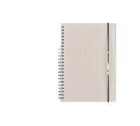 WEOKDFHA Spiral Notebook B5/A5/A6 Coil Notebook 80 Pages Matte Cover Horizontal Line Square Hand Ledger Thickened Paper Office Supplies Stationery(Grid-A6)