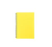 WEOKDFHA Spiral Notebook Minimalist Stationery A5 Notebook Colorful Coil B5 Reward Thick(Yellow,A5)