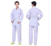 WEOKDFHA Taekwondo Uniform Karate Suit, Jeet Kune Do, Taekwondo, Adult And Child Neutral Equipment Long Sleeve Gi Uniform(190)