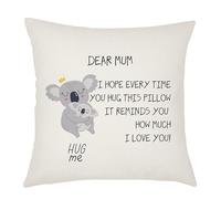 Weosan Mum Gift from Daughter Son, Mother Reminder Cushion Cover 45x45cm I Love You Reminder for Mummy Mama, We002