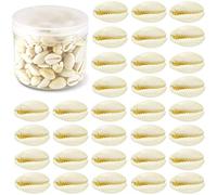 WEOXPR 200 Pcs Natural White Cowrie Shells, No Holes