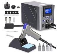 WEP 948D-I 110W High Power Desoldering Station with 4 Desoldering Nozzles, Temperature-Controlled with 3 Pre-set Channels, Tiltable Display, ESD-Safe