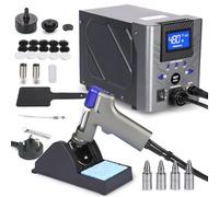 WEP 948D-I 110W High Power Desoldering Station with Desoldering Gun, 4 Desoldering Nozzles, Temperature-Controlled with 3 Pre-Set Channels, Tiltable Display, ESD-Safe(UK)