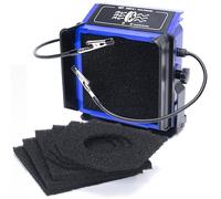 WEP 948DQ-I Fume Extractor Tool with Double Filtering, Helping Hands, Adjustable Tilt Angle, Fenders for Soldering Station, Soldering Iron with 6 Activated Carbon Filters