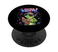 Wepa Coqui Frog Puerto Rico Flag Güiro Music PopSockets Adhesive PopGrip