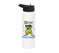 Wepa! Coquí Power Fun Music Vibes Stainless Steel Insulated Water Bottle