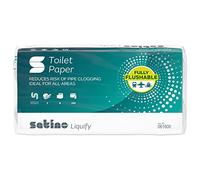 WEPA liquify Camping Toilet Paper Self Dissolving - Ideal for Boating, Camper, Outdoor, Cruise Boat, Travel - 8 Rolls of 250 Sheets - 2 Ply - Made in Germany