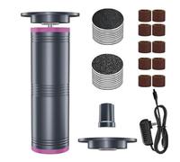 Wepai 2-in-1 Electric Callus Remover, Adjustable Speed, Professional Pedicure Foot File with Interchangeable Foot Files, Pedicure for Dead Hard Skin, Cracked Heels