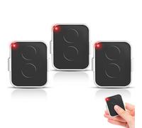 Wepai 433.92 MHz Garage Door Handheld Transmitter, Pack of 3 Remote Control for Era ON2E ON2, Garage Remote Control Compatible with Automated Receivers, Black/White